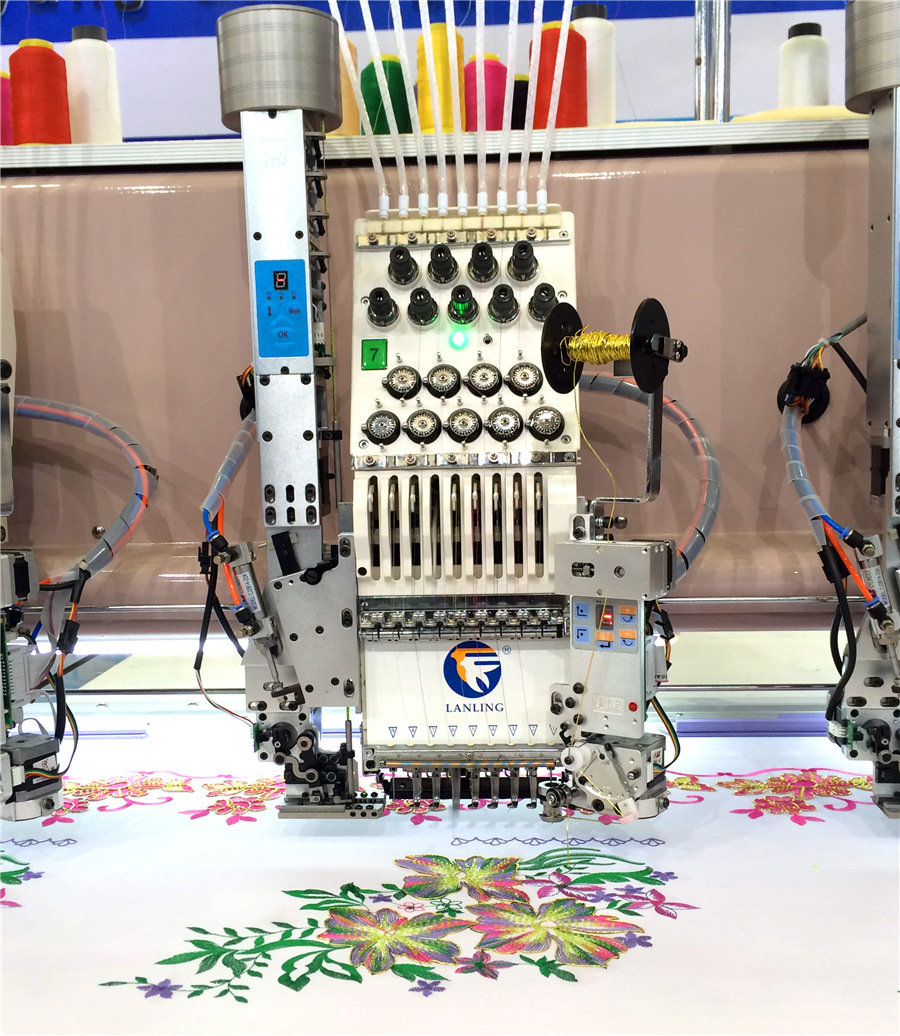 automatic bead-pipe embroidery machine