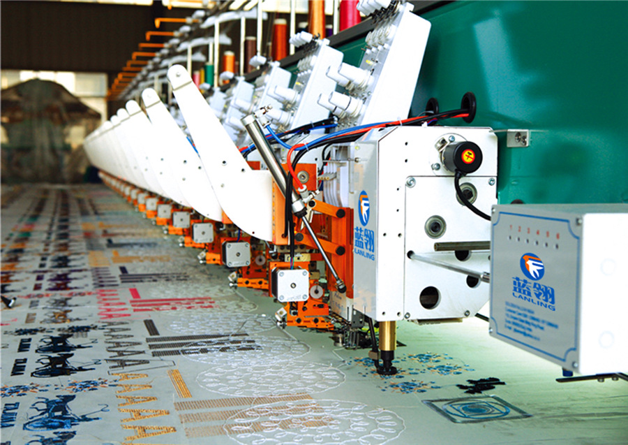 flat-chenille mixed machine